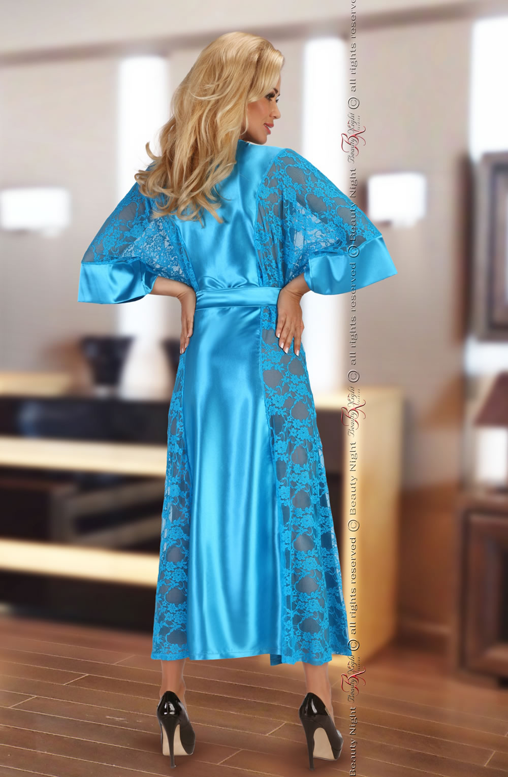 Beauty Night BN6433 Bouquet Turquoise